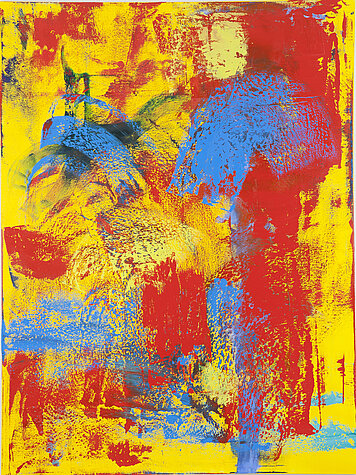 Composición del color 1 – Óleo sobre lienzo, 120 x 160 cm