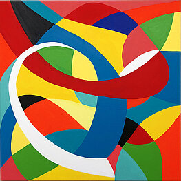 Ellipso 11 - Óleo sobre lienzo, 100 x 100 cm