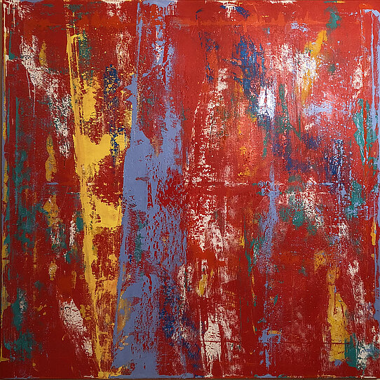 Juncta 6 - Oil on canvas, 160 x 160 cm